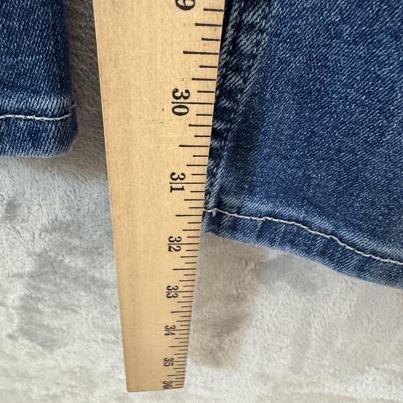 Wrangler Jeans Womens 15x34 Blue Boot Cut Stretch Western Embroidered Pockets - Picture 11 of 12